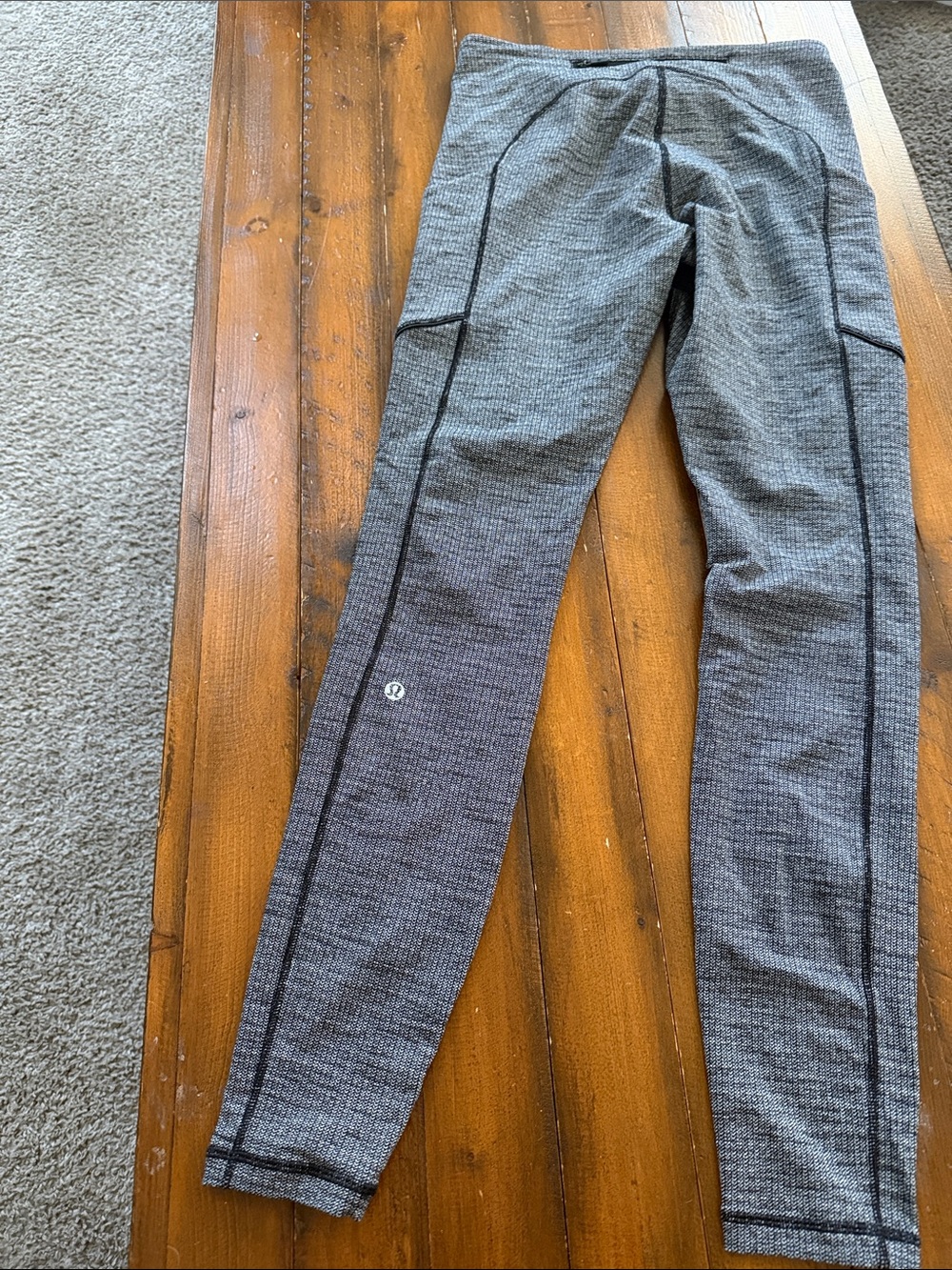 lululemon athletica women's Heather Gray Slim Jogger Pants